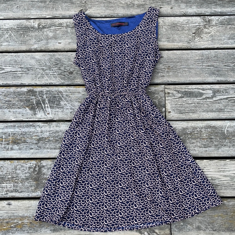 Patterned SM Wardrobe Dress With Pockets